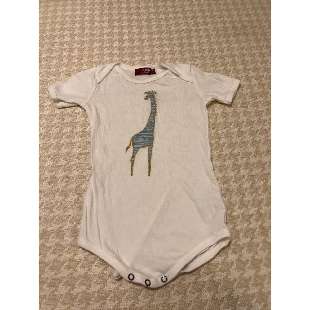 Milkbarn Giraffe Onesie 12/18M EUC